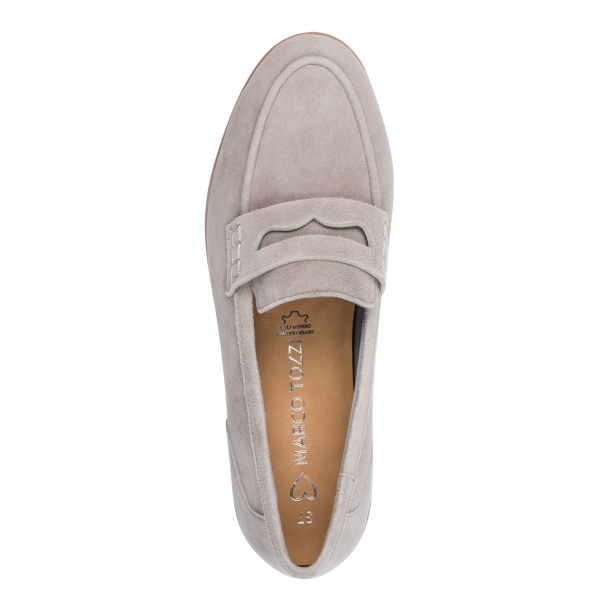 Фото Туфли  Marco Tozzi  серый  кожа Z-400973