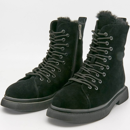 Ботинки  Betsy  черный  замша искусств. Z-8088 фото в интернет-магазине | Omadey.ru