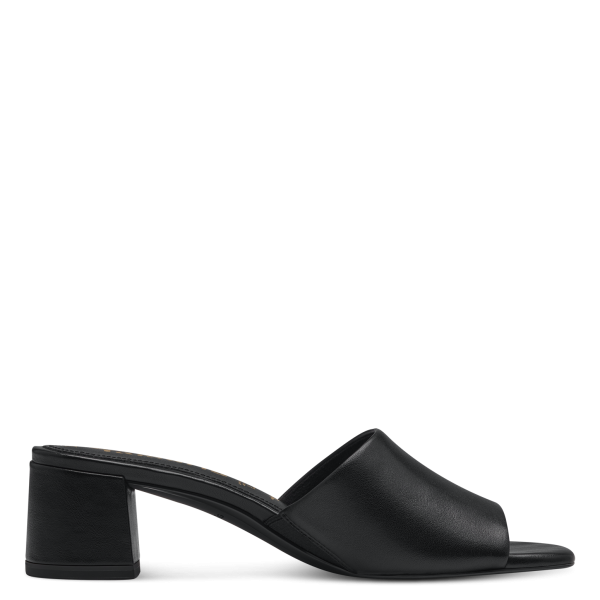 Фото Сабо  Tamaris  черный  кожа F-400905