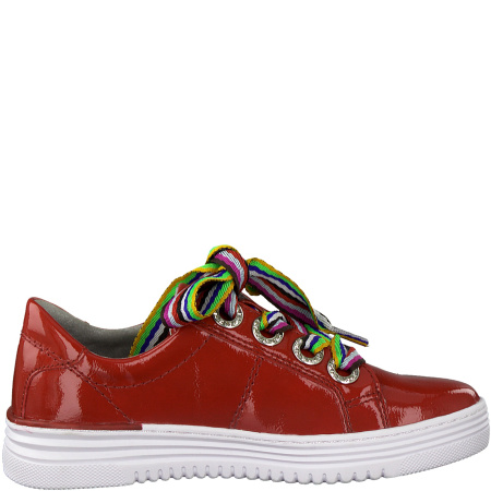 Кеды  Jana  красный  иск. материал F-80816 фото в интернет-магазине | Omadey.ru