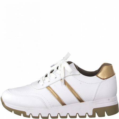 Кроссовки  Jana  белый  кожа искусств. Z-100536 фото в интернет-магазине | Omadey.ru