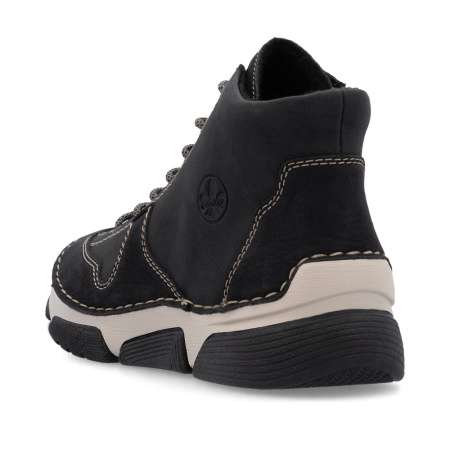 Ботинки  Rieker  черный  кожа/кожа искусств. Z-400855 фото в интернет-магазине | Omadey.ru