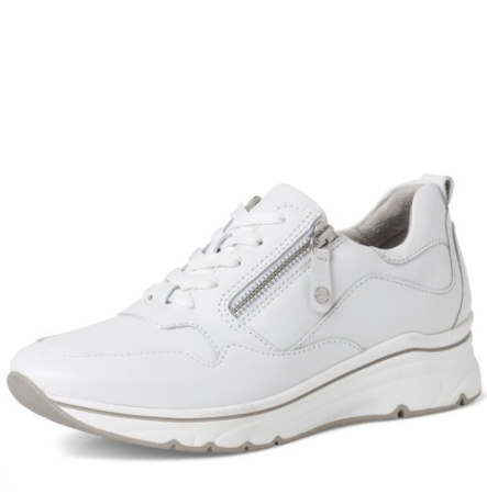 Кроссовки  женские Tamaris  белый  кожа F-100231 фото в интернет-магазине | Omadey.ru