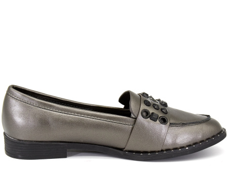 Туфли  Betsy  серебряный  кожа искусств. Z-8243 фото в интернет-магазине | Omadey.ru Туфли  Betsy  серебряный  кожа искусств. Z-8243 фото в интернет-магазине | Omadey.ru