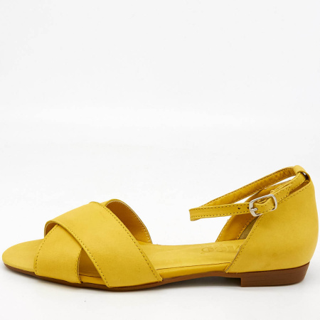 Босоножки  Rovigo  желтый  кожа F-81208 фото в интернет-магазине | Omadey.ru