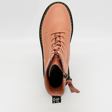 Ботинки  CV Martanni  розовый  кожа Z-90672 фото в интернет-магазине | Omadey.ru