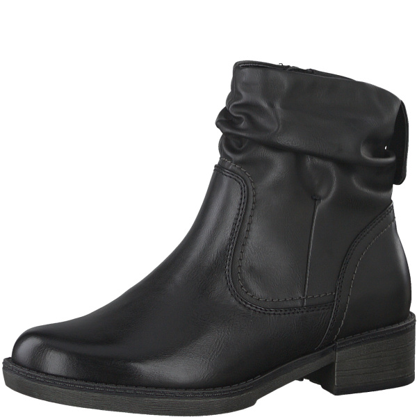 Фото Ботинки  Tamaris  черный  кожа искусств. Z-8889