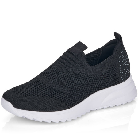 Кроссовки  Rieker  черный  текстиль F-90536 фото в интернет-магазине | Omadey.ru