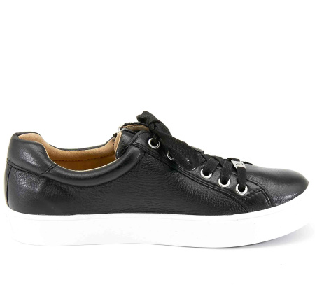 Кеды  женские Caprice  черный  кожа F-80185 фото в интернет-магазине | Omadey.ru