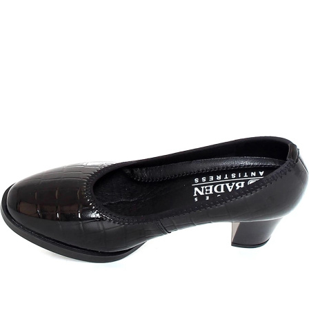 Туфли  Baden  черный  кожа Z-400323 фото в интернет-магазине | Omadey.ru