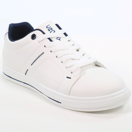 Кроссовки  Crosby  белый  кожа искусств. F-100263 фото в интернет-магазине | Omadey.ru