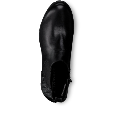 Ботинки  Tamaris  черный  кожа Z-90045 фото в интернет-магазине | Omadey.ru