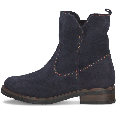 Ботинки  Tamaris  синий  кожа Z-90200 фото в интернет-магазине | Omadey.ru