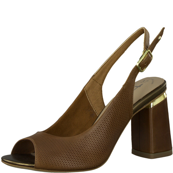 Фото Босоножки  Tamaris  коричневый  кожа F-80760