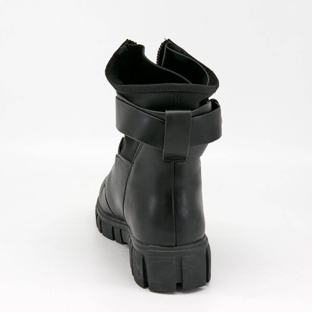 Ботинки  Betsy  черный  кожа искусств. Z-8973 фото в интернет-магазине | Omadey.ru