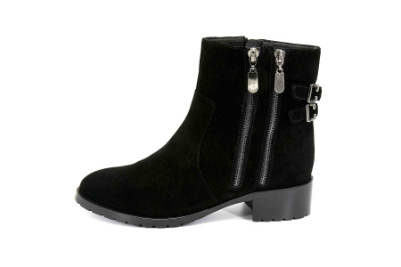 Ботильоны  Balex  черный  велюр натуральный Z-8738 фото в интернет-магазине | Omadey.ru