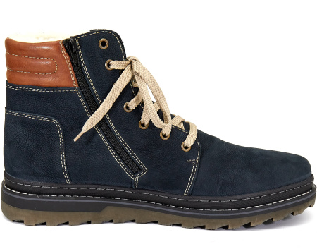 Ботинки  Rieker  синий  кожа/кожа искусств. Z-8194 фото в интернет-магазине | Omadey.ru