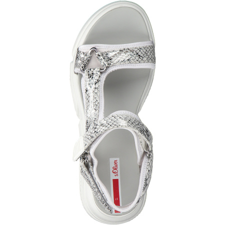 Сандалии  S.Oliver  серебряный  текстиль F-80967 фото в интернет-магазине | Omadey.ru