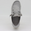 Мокасины  женские MYSET  серый  текстиль F-81178 фото в интернет-магазине | Omadey.ru