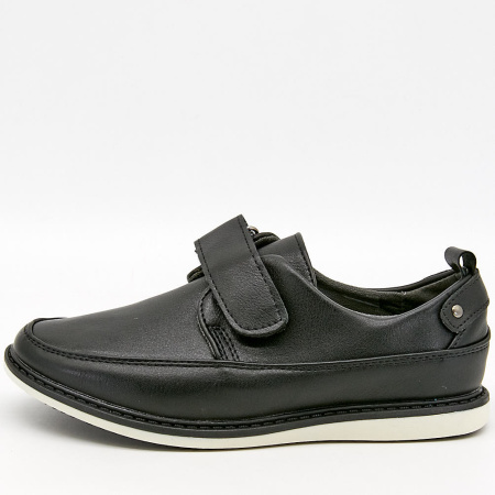 Туфли  Tesoro  черный  кожа искусств. Z-100016 фото в интернет-магазине | Omadey.ru