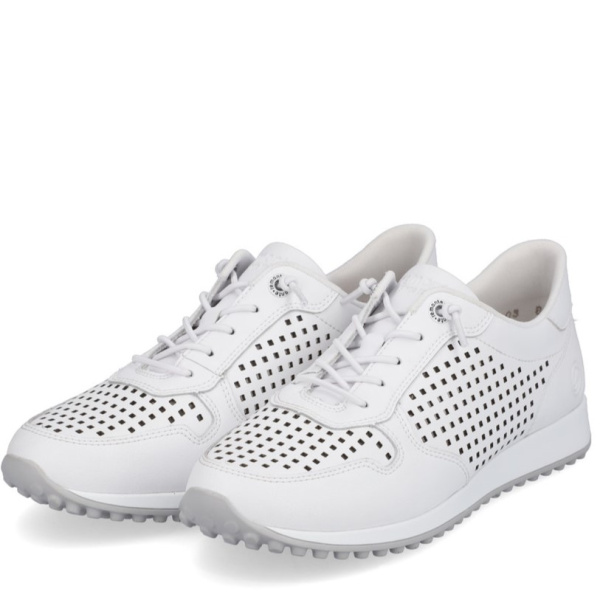 Фото Кроссовки  Remonte  белый  кожа/кожа искусств. F-400160