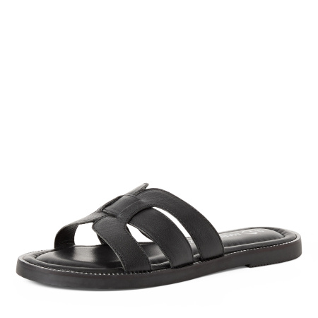 Шлепанцы  Marco Tozzi  черный  кожа F-401251 фото в интернет-магазине | Omadey.ru