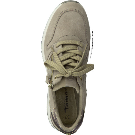 Кроссовки  женские Tamaris  бежевый  кожа F-80016 фото в интернет-магазине | Omadey.ru