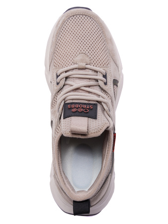 Кроссовки  Strobbs  бежевый  замша/кожа искусств./текстиль F-300203 фото в интернет-магазине | Omadey.ru