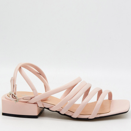 Босоножки  Dakkem  пудра  кожа F-90269 фото в интернет-магазине | Omadey.ru