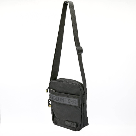 Сумка  мужские Volunteer  черный  текстиль c11592-black фото в интернет-магазине | Omadey.ru