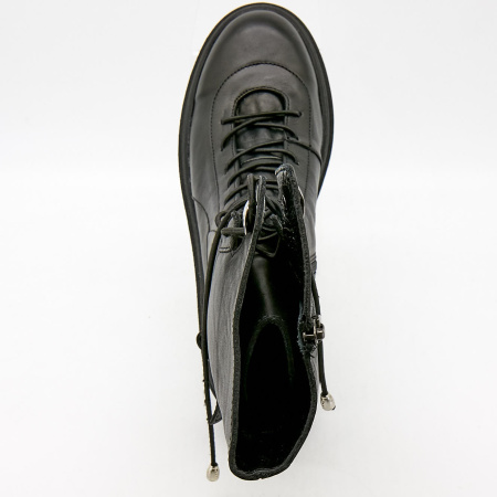 Ботинки  Dakkem  черный  кожа Z-100384 фото в интернет-магазине | Omadey.ru