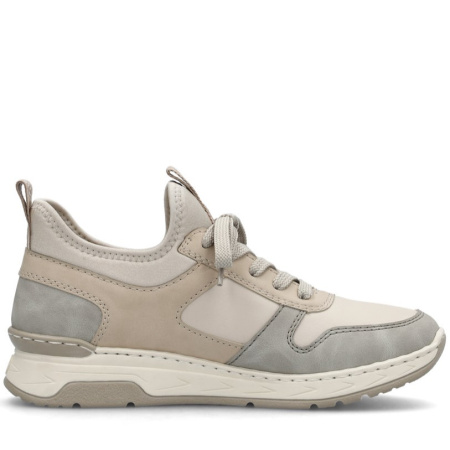 Кроссовки  Rieker  бежевый  кожа искусств./текстиль F-400021 фото в интернет-магазине | Omadey.ru