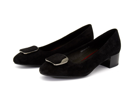 Туфли  Betsy  черный  замша искусств. Z-8250 фото в интернет-магазине | Omadey.ru