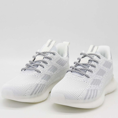 Кроссовки  Strobbs  белый  текстиль F-90395 фото в интернет-магазине | Omadey.ru