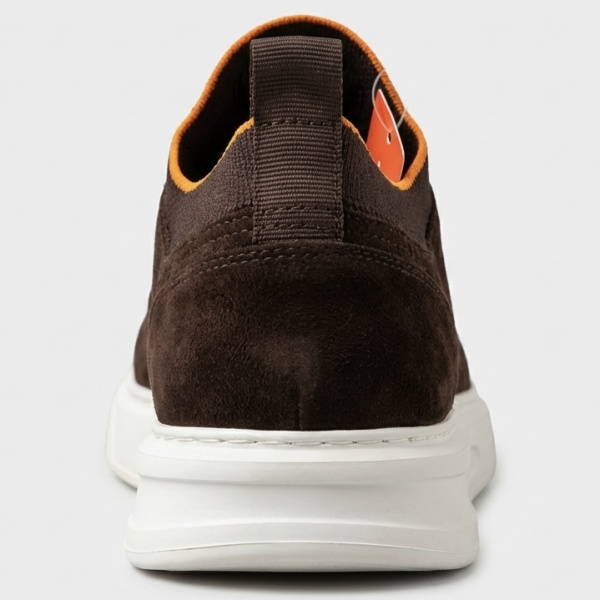 Фото Кроссовки  Romitan  коричневый  замша F-400555 мужские