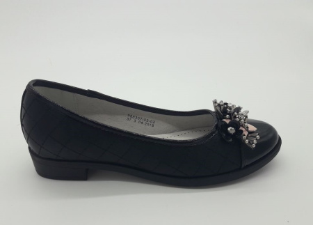 Туфли  Betsy  черный  кожа искусств./кожа лаковая искусств. Z-7045 фото в интернет-магазине | Omadey.ru
