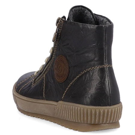 Ботинки  Remonte  черный  кожа/кожа искусств. Z-300012 фото в интернет-магазине | Omadey.ru