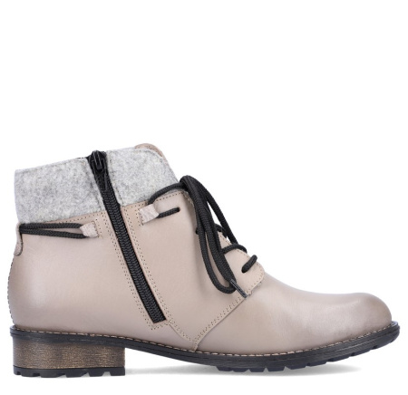 Ботинки  Remonte  серый  кожа/кожа искусств./текстиль Z-300066 фото в интернет-магазине | Omadey.ru