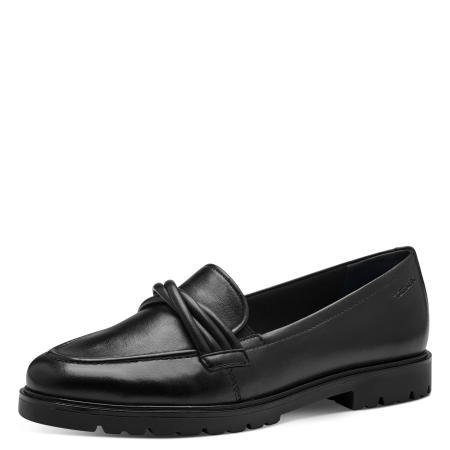 Туфли  Tamaris  черный  кожа Z-400518 фото в интернет-магазине | Omadey.ru