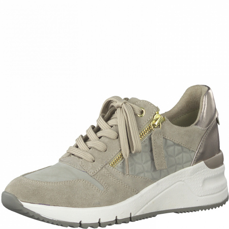 Кроссовки  женские Tamaris  серый  иск. материал F-90228 фото в интернет-магазине | Omadey.ru