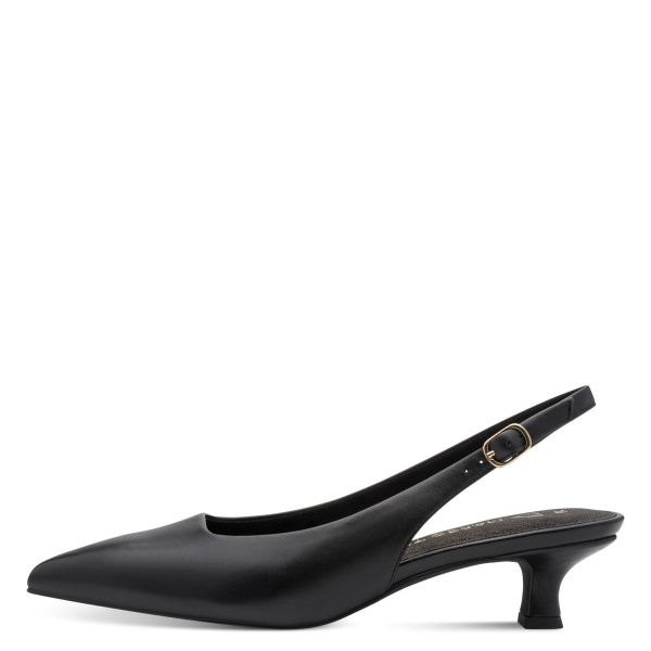Фото Слингбэки  Marco Tozzi  черный  кожа F-400995