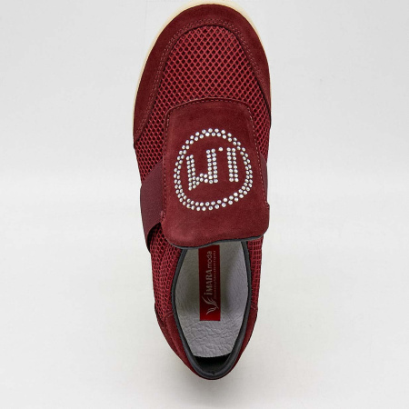 Туфли  Imara ORTO  бордовый  текстиль/кожа F-90305 фото в интернет-магазине | Omadey.ru