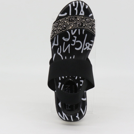 Босоножки  Fassen  черный  кожа искусств. F-7932 фото в интернет-магазине | Omadey.ru