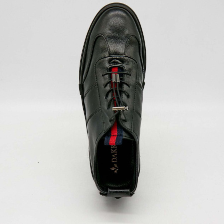 Туфли  Dakkem  черный  кожа F-90493 фото в интернет-магазине | Omadey.ru