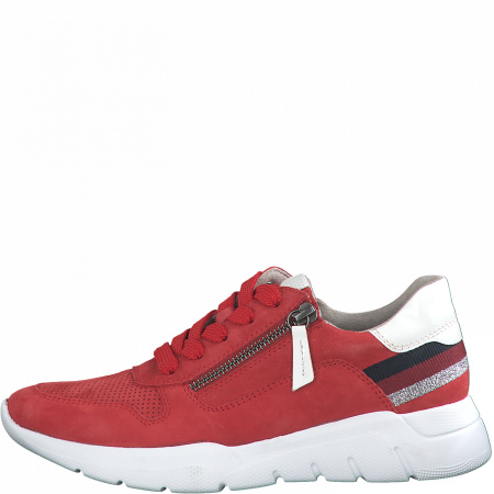 Кроссовки  Jana  красный  кожа F-90388 фото в интернет-магазине | Omadey.ru