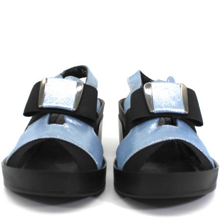 Босоножки  Dakkem  черный  кожа F-7174 фото в интернет-магазине | Omadey.ru