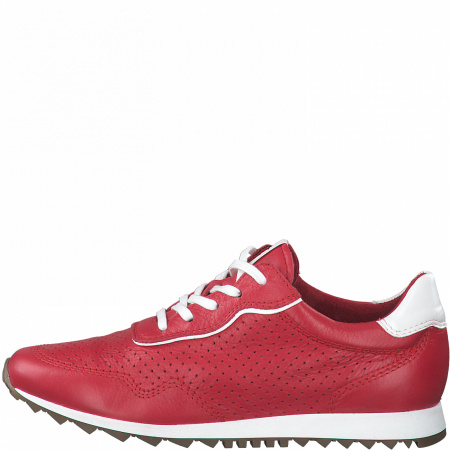 Кроссовки  Tamaris  красный  кожа F-90490 фото в интернет-магазине | Omadey.ru