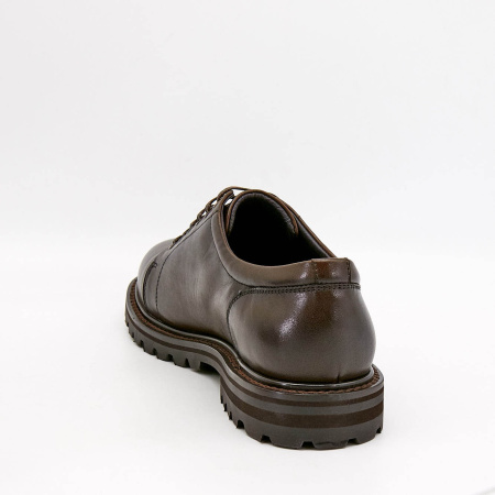 Туфли  Romitan  коричневый  кожа Z-100665 фото в интернет-магазине | Omadey.ru