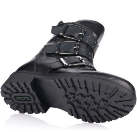 Ботинки  Remonte  черный  кожа/кожа искусств./текстиль Z-89222 фото в интернет-магазине | Omadey.ru