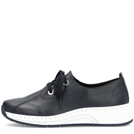 Туфли  Rieker  синий  кожа/кожа искусств. F-300253 фото в интернет-магазине | Omadey.ru